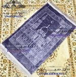 Plain embossed velvet prayer mat - Image 4