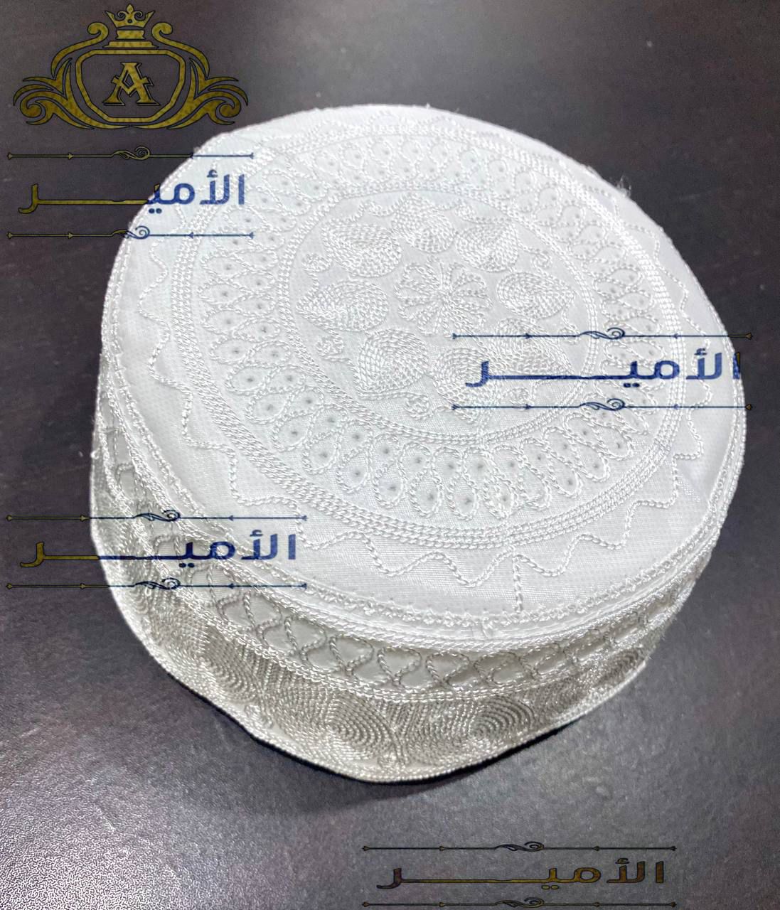 cea87ce5-41fb-488e-b77a-798fcc0dfd5d Pakistani Embroidered Prayer Cap - Image 1