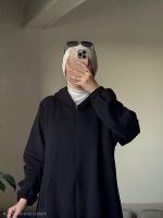 Turkish cotton melton winter dress - Image 3