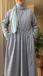 ⁦فستان من الصوف الخفيف الناعم⁩ - الصورة ⁦7⁩