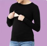 Basic Nursing Top with Sleeves - Image 3