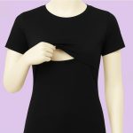 Short Sleeve Nursing Basic Top