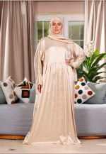 Elegant Satin Prayer Isdal - Image 5