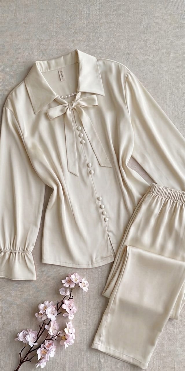 WhatsApp Image 2026-03-26 at 8.40.54 PM satin set by Harir - Image 1
