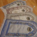 Small padded prayer mat