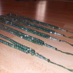 99-Bead prayer beads engraved with the names of Allah and Prophet Muhammad