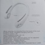 Rechargeable Neck Fan - Image 3