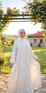 ⁦إسدال ستان بسوستة على الصدر⁩ - الصورة ⁦3⁩