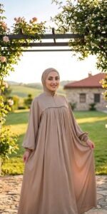 ⁦إسدال ستان بسوستة على الصدر⁩ - الصورة ⁦2⁩